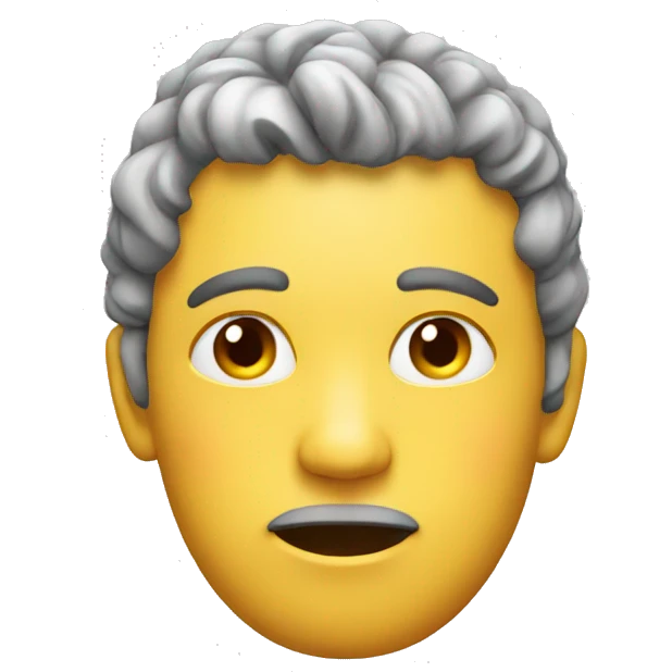 3d emoji of thinking emoji