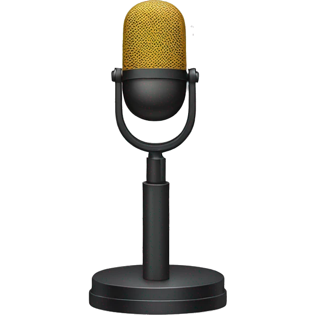 podium mic emoji