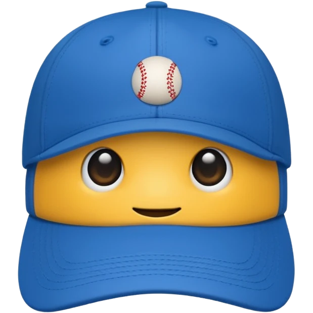 a full view of a cap emoji