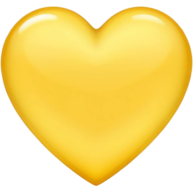 light yellow heart emoji