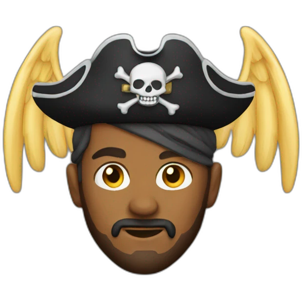 pirate with wings emoji