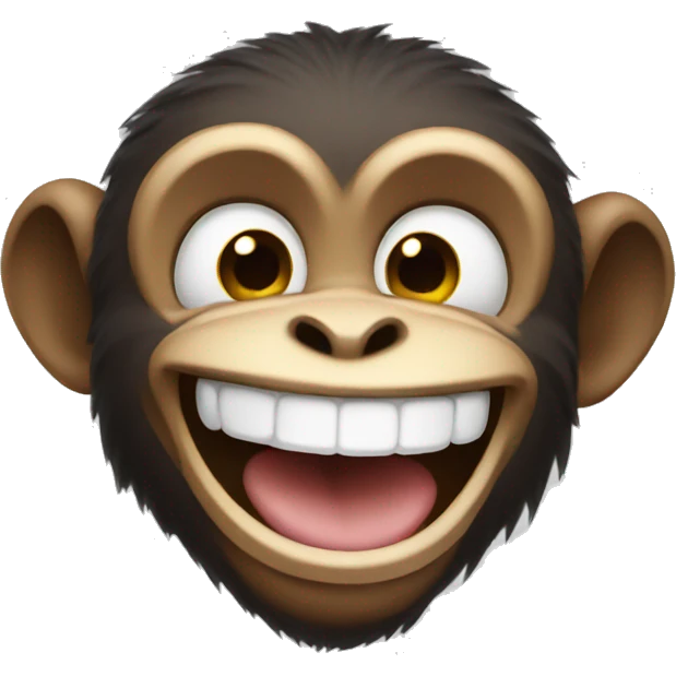 Laughing monkey emoji