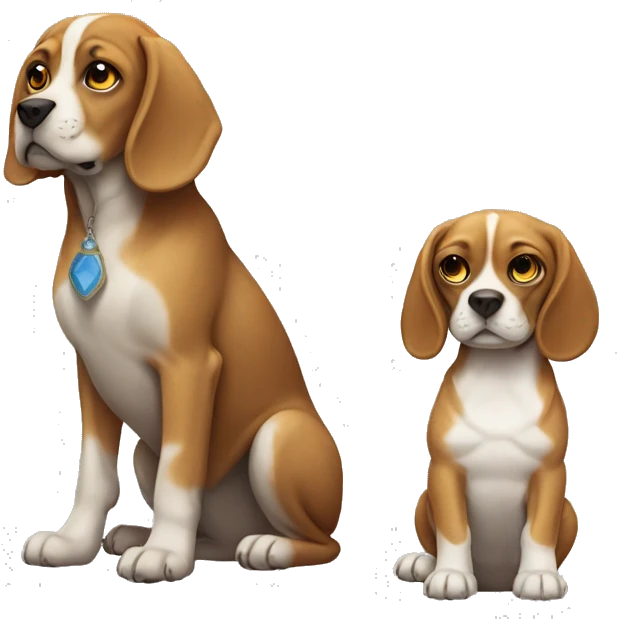 sphinx and beagle emoji