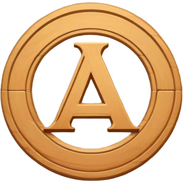 alpha greek symbol on a table emoji