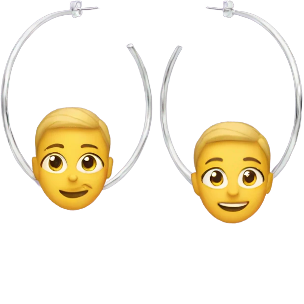 Hoop earrings emoji