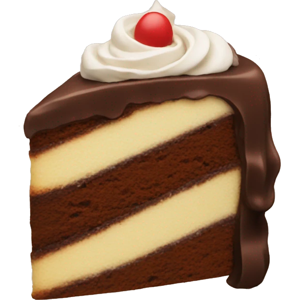 Cake chocolate emoji
