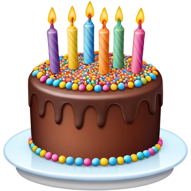 Happy birthday cake emoji