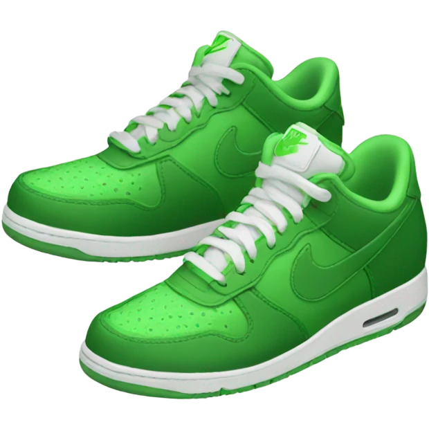 Green Nike Air Shoe Emoji emoji
