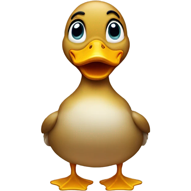 Crying duck emoji