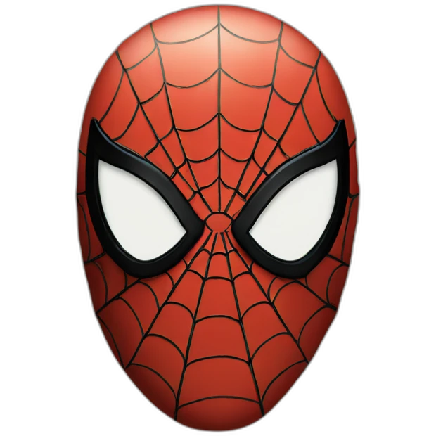 Spider-Man face mask emoji