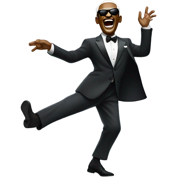 Ray Charles dancing emoji
