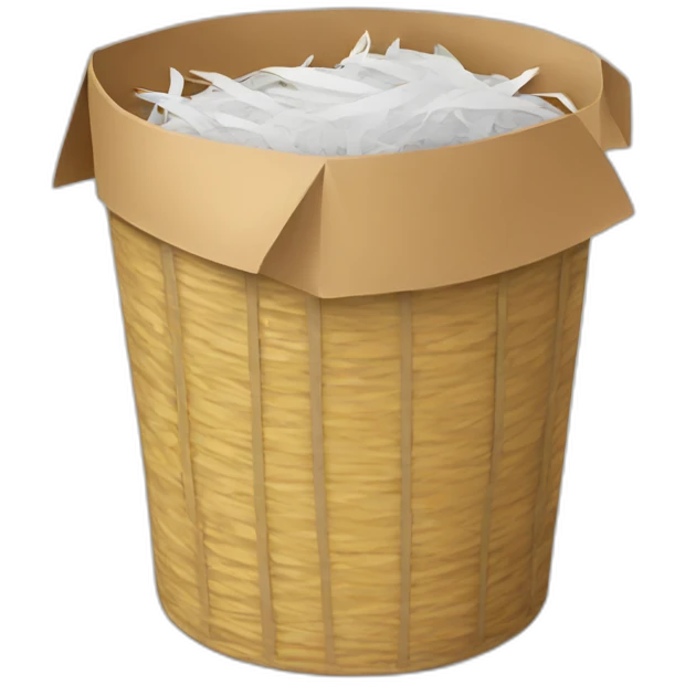 hay paper bin emoji