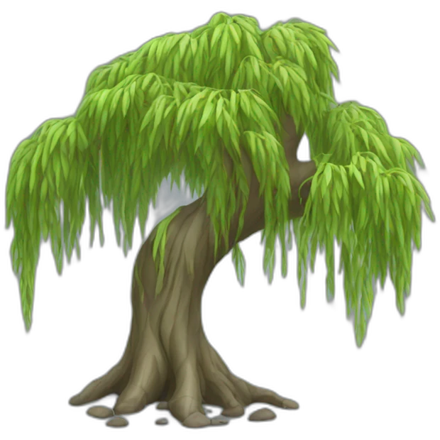 weeping willow tree emoji