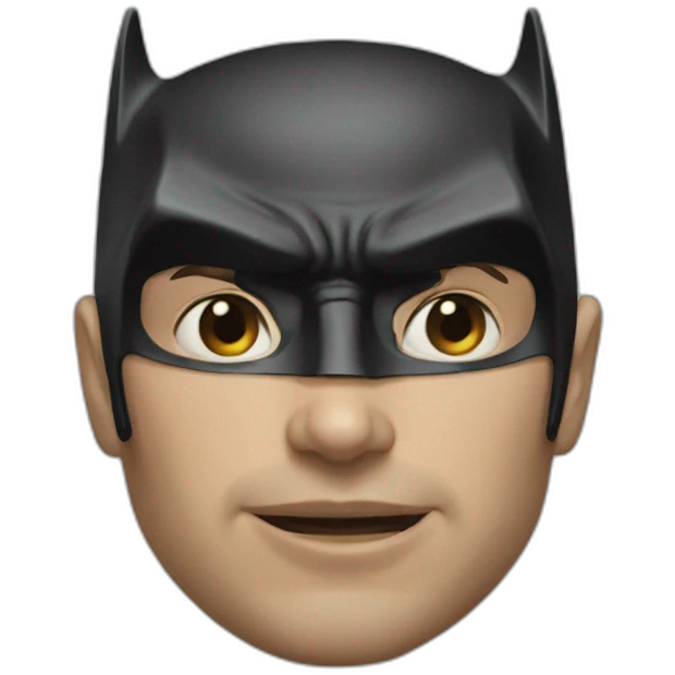 Batman hyper realistic emoji