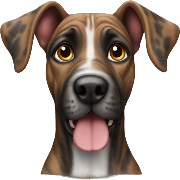 Brindle hound  emoji