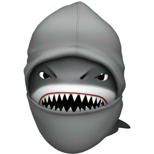 shark in a ski mask emoji