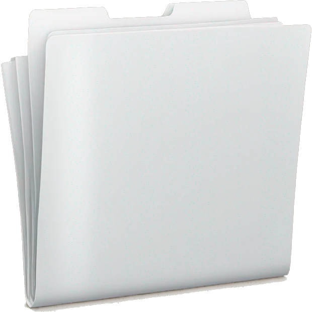 folder with white papers emoji