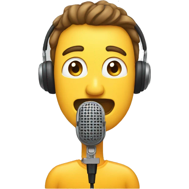 MICROFONO DE PODCAST emoji