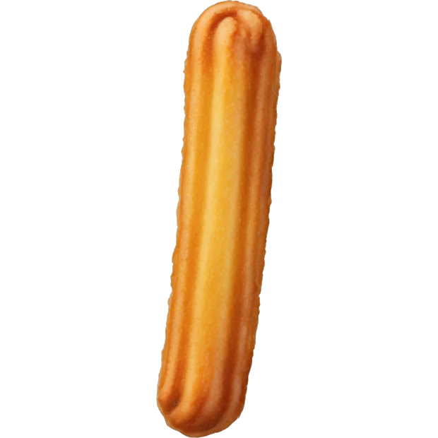 Churro with tip chocolate  emoji