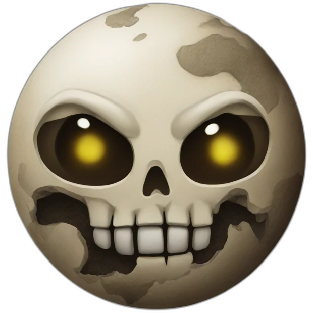 Dead earth emoji