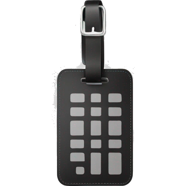 luggage tag qr code emoji