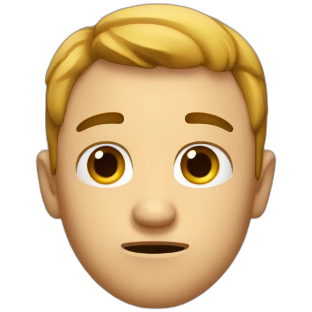 guy saying no emoji
