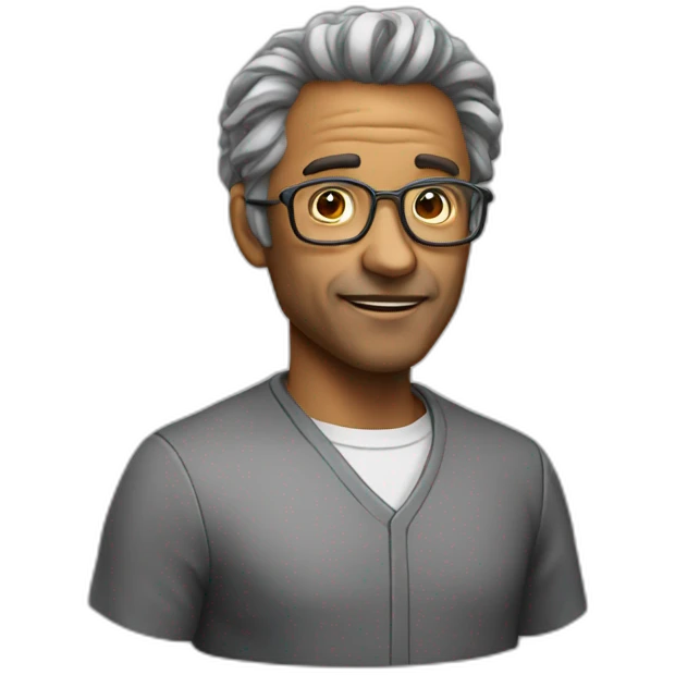 Crazy physicist emoji