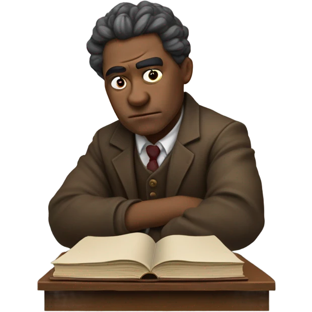 constipated scholar emoji