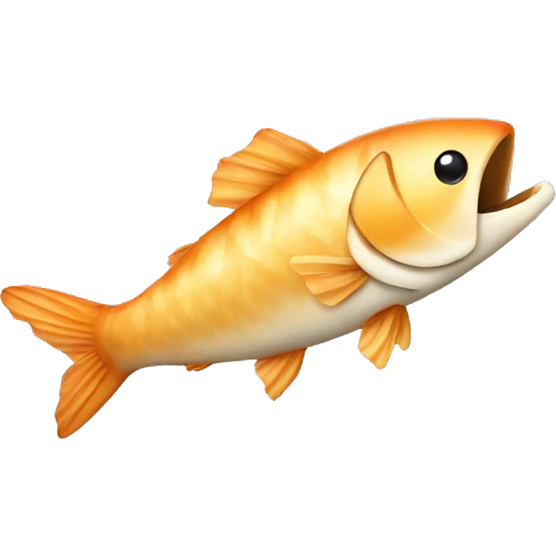 fish with a baguette emoji