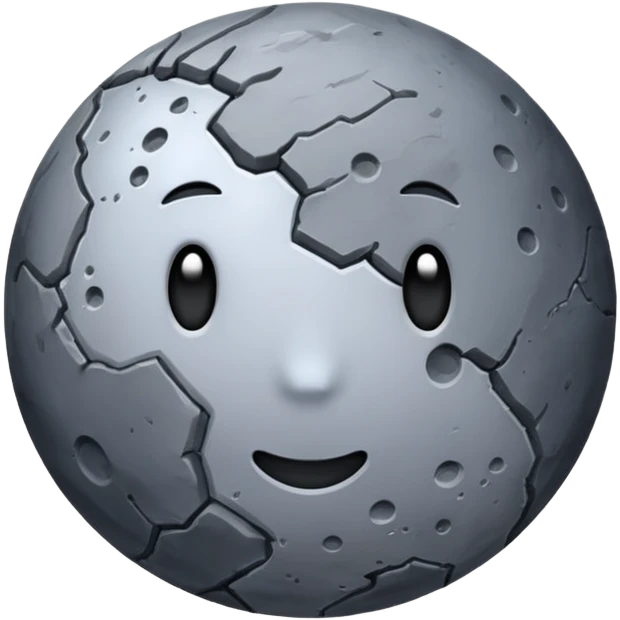 Realistic planet Mercury emoji