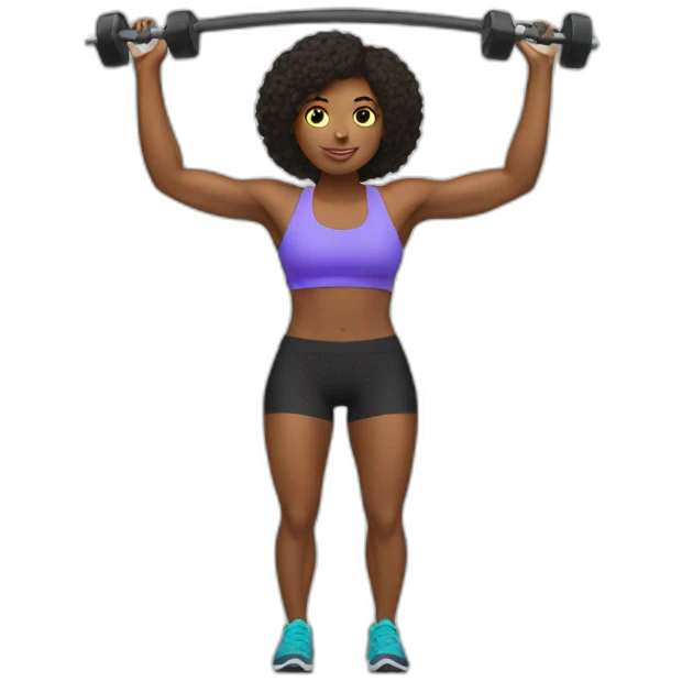 working out with TRX emoji