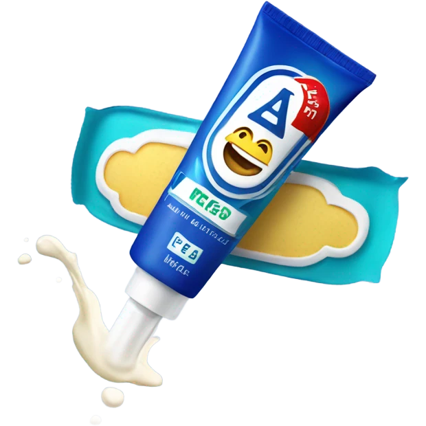 crest tube toothpaste emoji