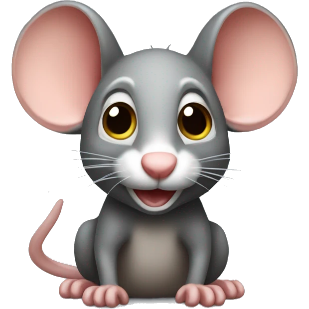 Ratón enojado emoji