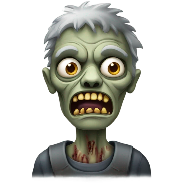Zombie lachend emoji