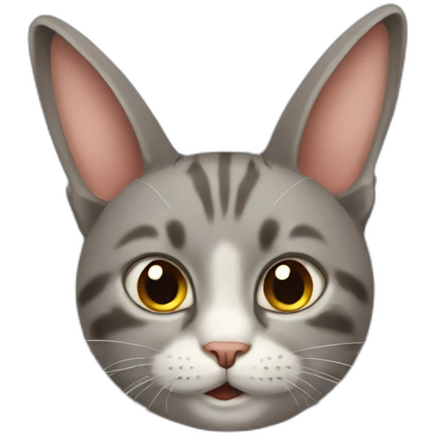 cat with rabbit ear emoji