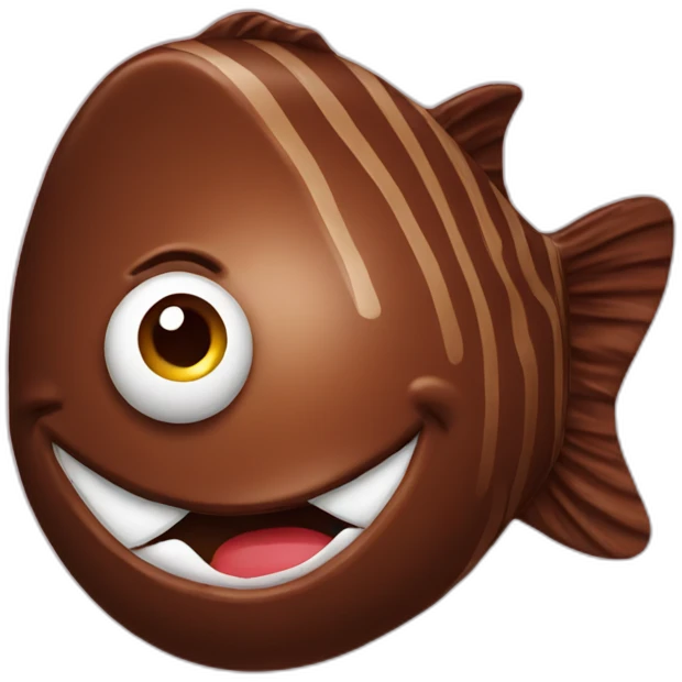 fishe chocolate emoji