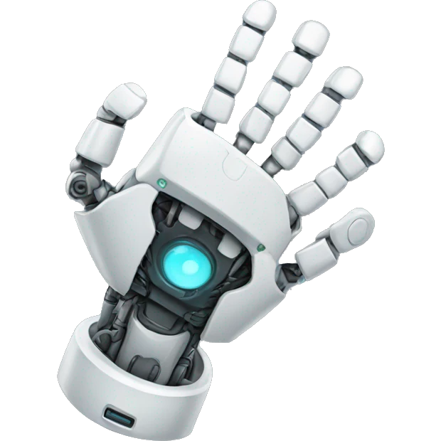 robot hand emoji