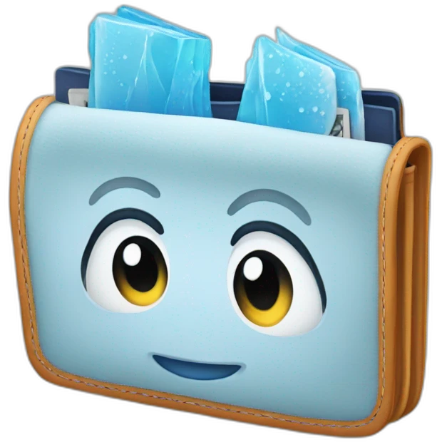 wallet frozen emoji