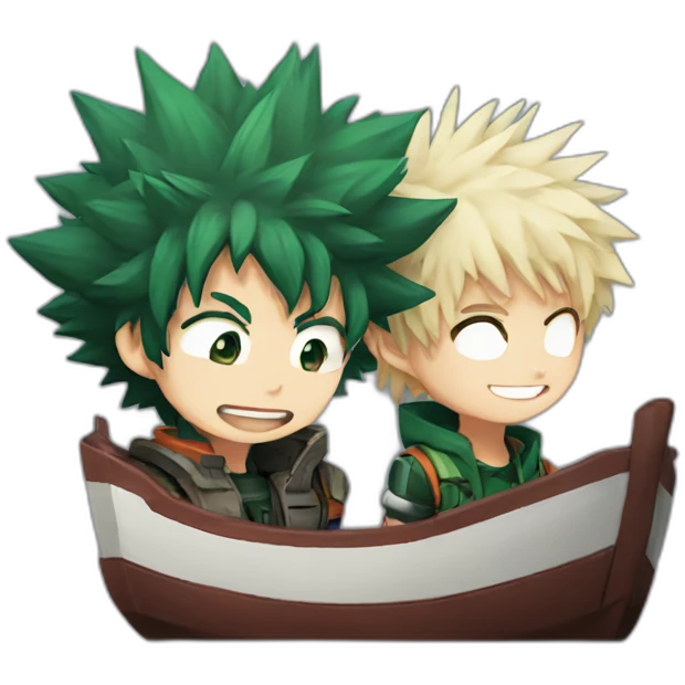 Deku ship and Bakugo emoji
