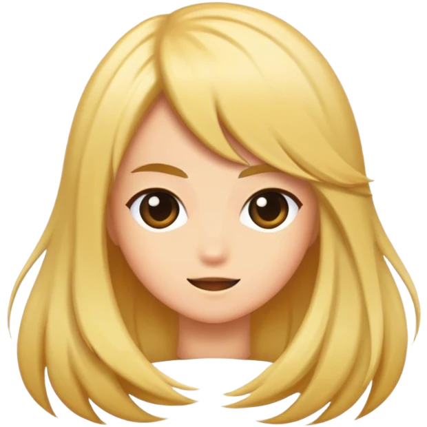 Hair flick emoji