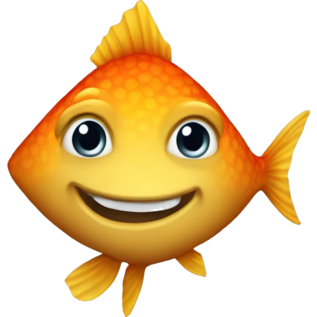 The fish diamond  emoji