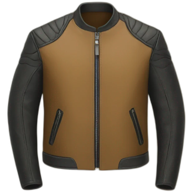 fish leather jacket emoji