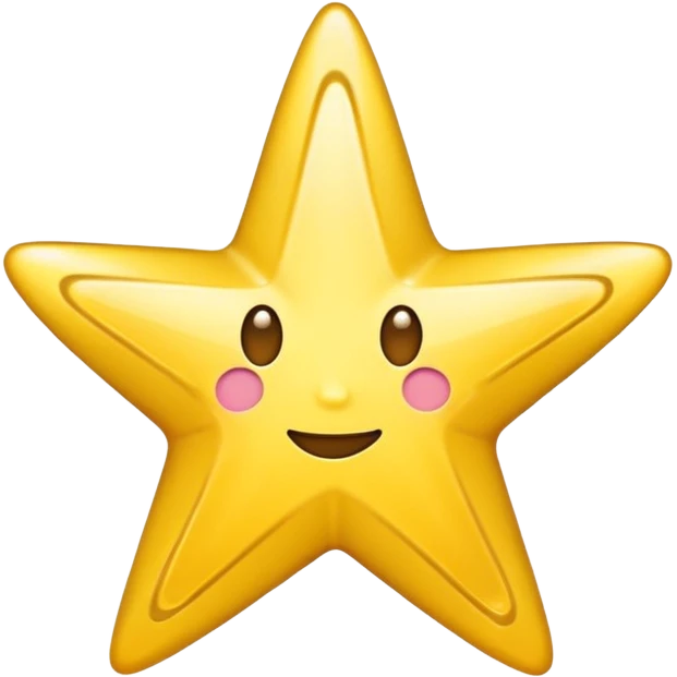 Make me an star emoji with a swirl in it with no face emoji