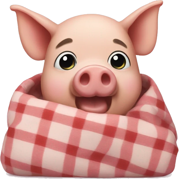 Pig in blanket  emoji