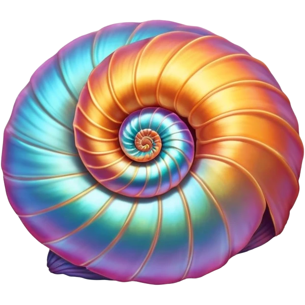 Maui sunrise shell emoji