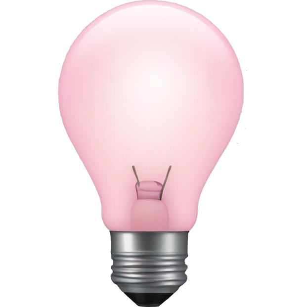 Light pink light emoji