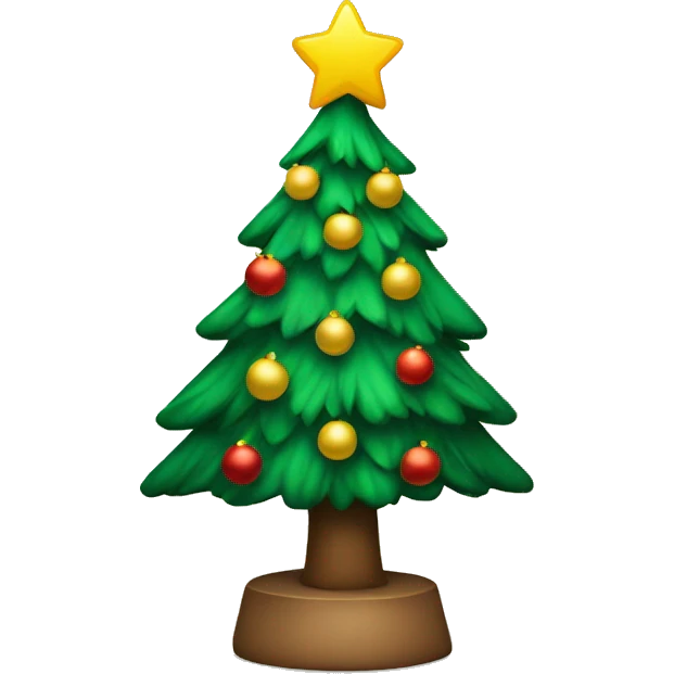 christmas tree emoji