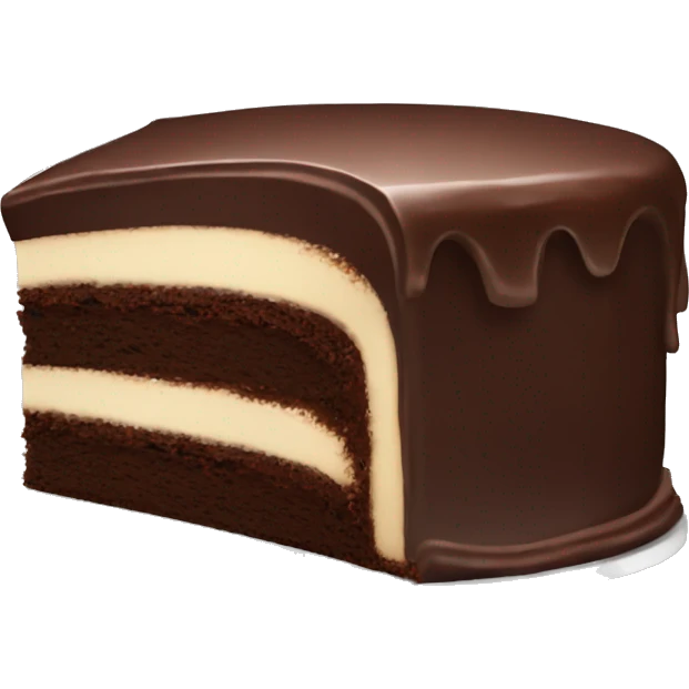 Chocolate cake ( slice ) emoji