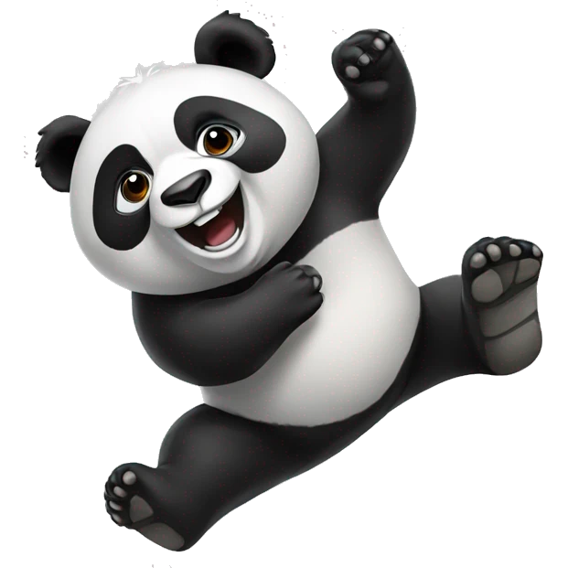 panda volador emoji