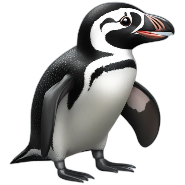 a cape african penguin emoji